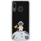 Bitcoin Astronaut Galaxy A20 Clear Case